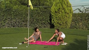 Holes In One Sensual Lesbian Scene By Sapphix thumbnail