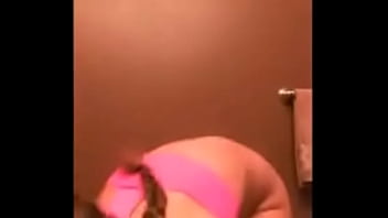 Cute teen with curves strips