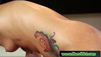 Nuru slippery sex massage with asian beauty 03