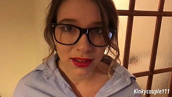 Glasses teen has to suck cock to keep job kinkycouple111 Glasses teen has to suck cock to keep job kinkycouple111