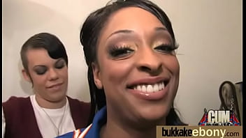 Interracial gangbang with white dicks 11