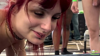 Tadople and his friends gangbang sanguine rose's tight holes