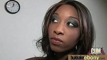 Ebony babe have a hot group fuck 8