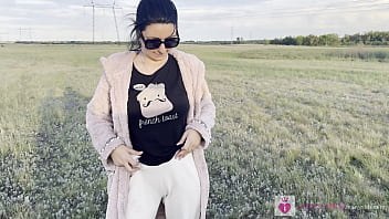 Public a collection of urine outdoors