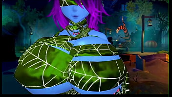 Huge boobs growing boobs 3d