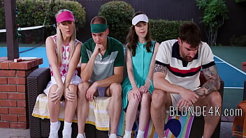 Hot blonde reigns in family pickle court