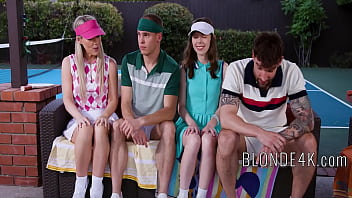 Hot blonde reigns in family pickle court