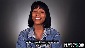 Ebony cougar jenna fox opens up during an interview and masturbates Ebony cougar jenna fox opens up during an interview and masturbates