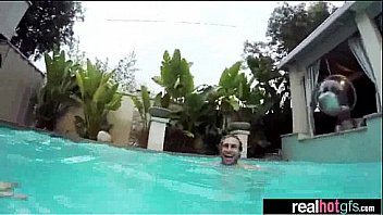 Superb amateur gf lyra louval like to perform in sex tape clip 26