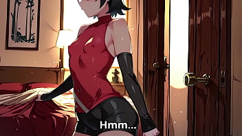 Sarada chastity joi with