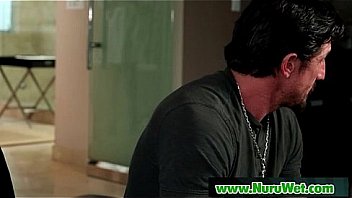 Soapy sensual massage sex for horny client 22