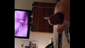 Stroking my cock chillin