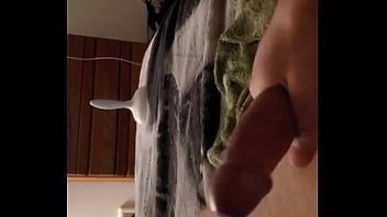 Stroking my cock chillin