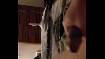 Stroking my cock chillin