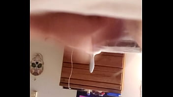 Stroking my cock chillin