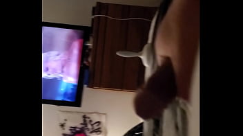 Stroking my cock chillin