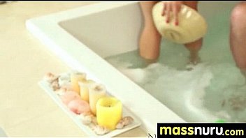 Slippery massage with happy end 25