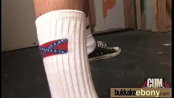 Bukkake Coated Ebony Hottie 21 thumbnail