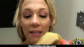 White slut huge cock gloryhole 16