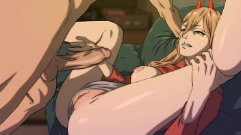 Denji le toca los senos a power para luego follarla duro