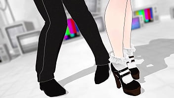 Ballbusting 3d jane nicole y 2b jugando a patear testículos