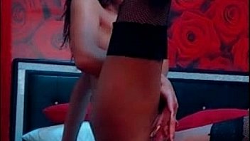 Teen brunette sucks and fucks a dildo