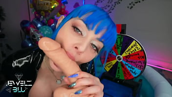 Goddess latex dildo fuck vip live show replay