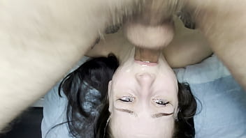 She loves taking my cock balls deep in her mouth in this position