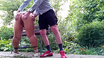 When your mother in law takes off her panties in a public place