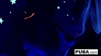 Busty babe rubs fucks herself