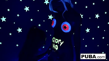 Busty babe rubs fucks herself