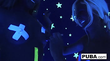 Busty babe rubs fucks herself