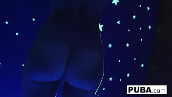 Busty babe rubs fucks herself