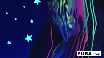 Busty babe rubs fucks herself