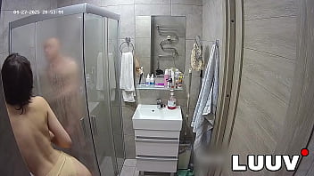 Luuv quick sex in the shower for young couple abbadon and kareflore