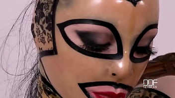 Kneel before latex lucy