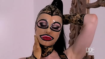 Kneel before latex lucy