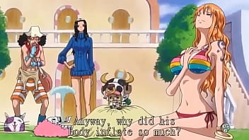 Nami bikini and bath