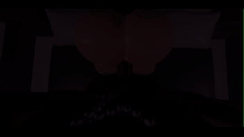 Cute puppy girl gets stuck in a cage begs her owner to let her out