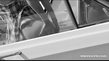 Tattooed blonde monique alexander fucks outdoors