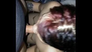 Amber 2 getting dick in the throat