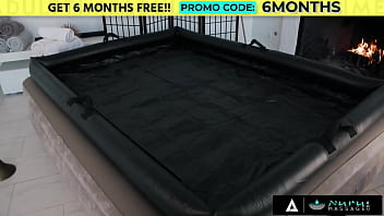 Busty milf seduces her teen client in steamy fuck