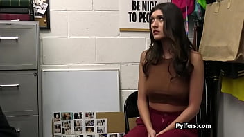 Busty aubry's shy mouth gets filled