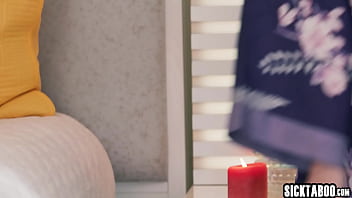 Hot big butt lesbian and naughty milf enjoyed hot psusy licking after kissing