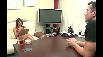 A wild miley ann takes the huge cock of billy glide