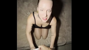 A face full of cum from my step son's friend before dinner date