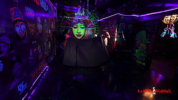 Bts of big booty latina draining fat dick to massive facial