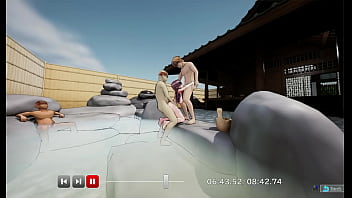 Nodoka na orgia nas fontes termais