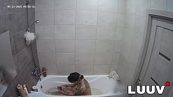 Luuv tattooed emily films her real amateur reality show while on a private video call