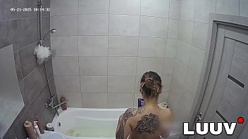 Luuv tattooed emily films her real amateur reality show while on a private video call